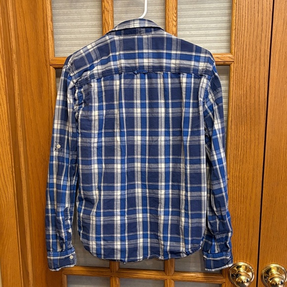 Urban Pipeline Blue and White Plaid Button Down Shirt - Picture 4 of 5